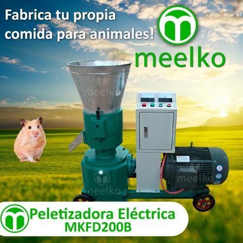 Peletizadora Meelko 200mm electrica 75kW par - Imagen 1